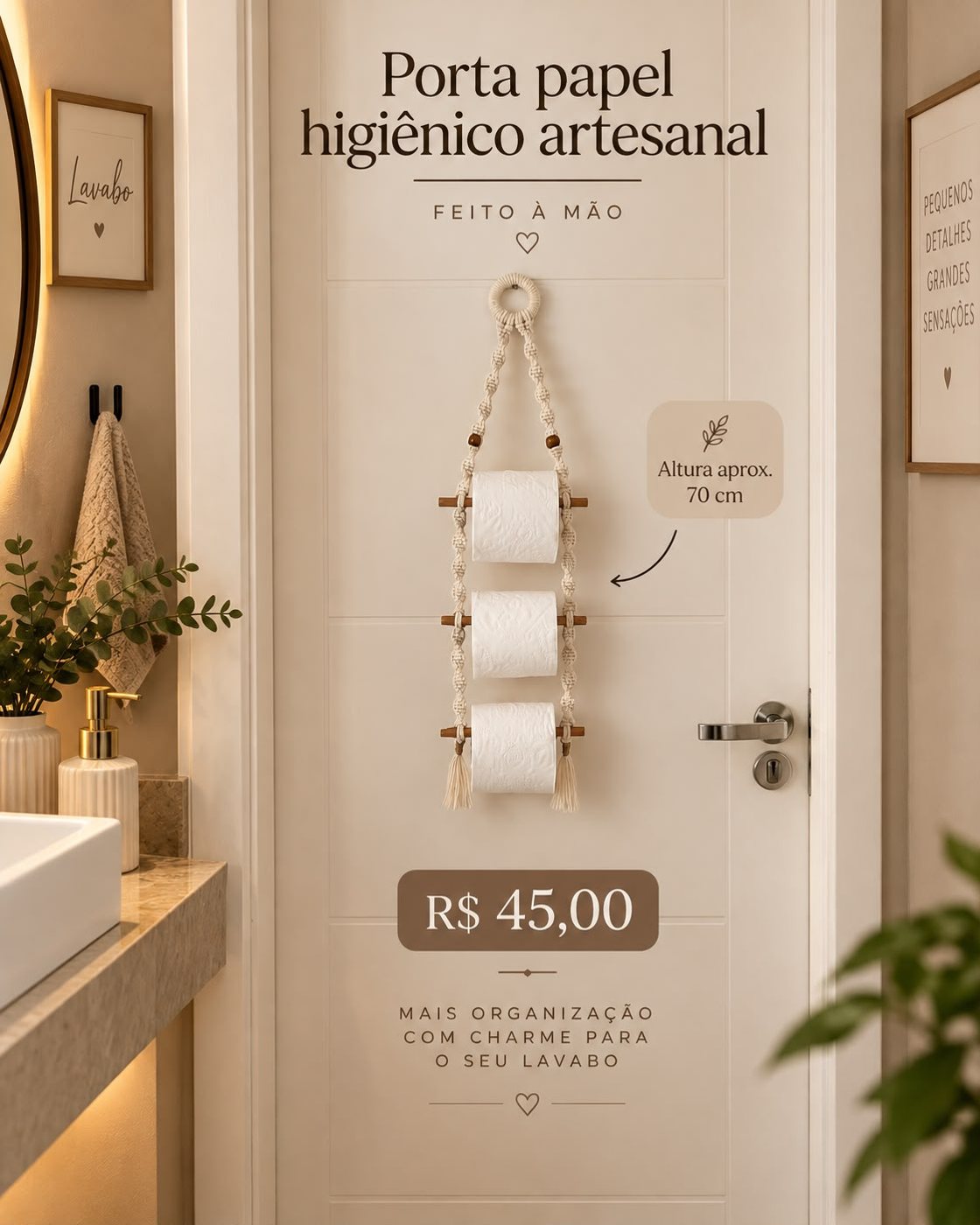 Peça 7 do catálogo do Ateliê Nó Decor